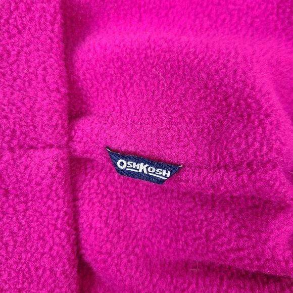 Oshkosh Girl's Fuschia Pink Fleece Winter Hat Size 8 - Picture 7 of 10